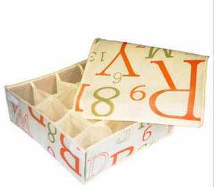 易家宜16格有盖收纳盒 打造整洁有序的内衣袜储物空间